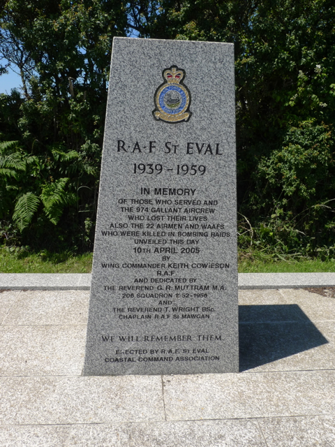 RAF Memorial at St Eval