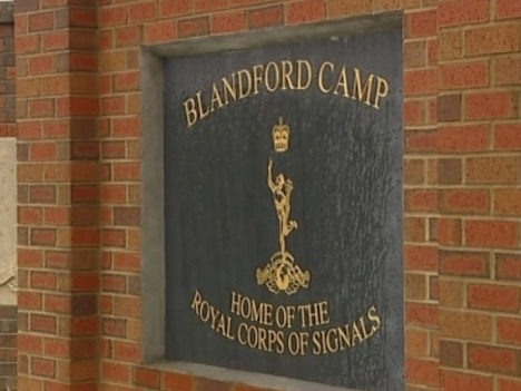 Blanford Forum army camp