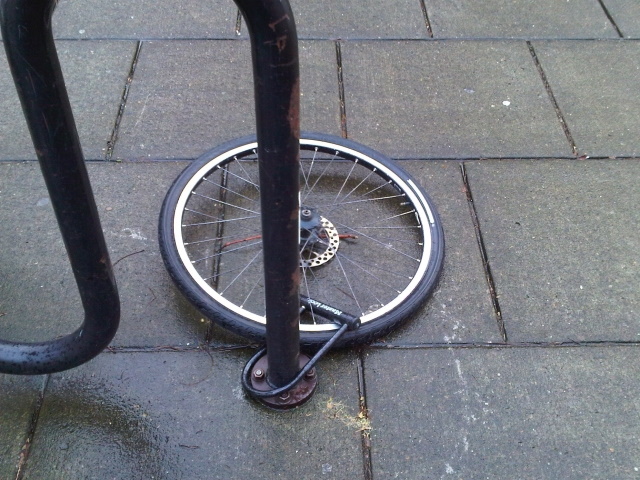 Just a wheel left Just a wheel left